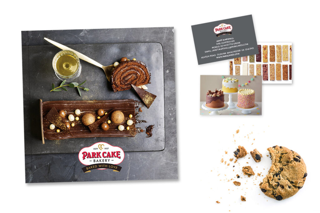 Park Cakes business stationery design and print